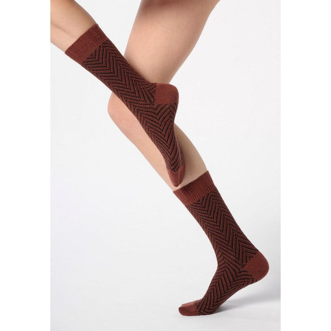 Oroblu Dames Sokken Bicolor Tweed VOBC68272 - Jambelles