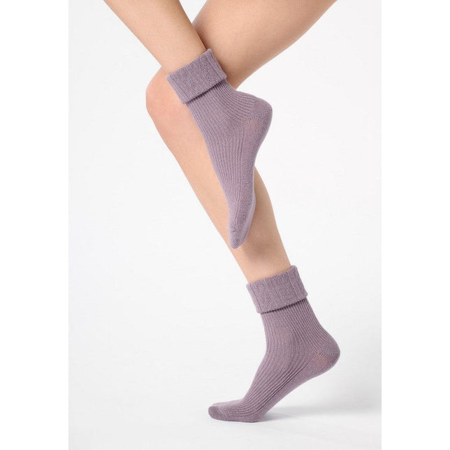 Oroblu Dames Sokken Fine Cashmere Blend Hilda sock rib VOBFCB31S - Jambelles