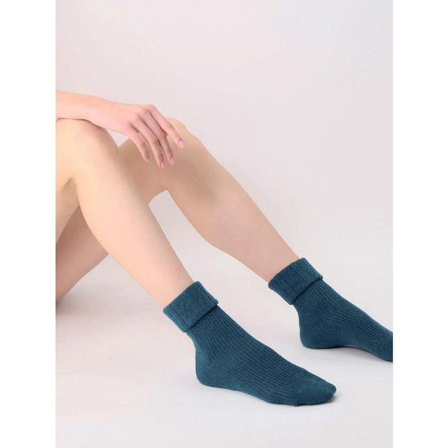 Oroblu Dames Sokken Fine Cashmere Blend Hilda sock rib VOBFCB31S - Jambelles