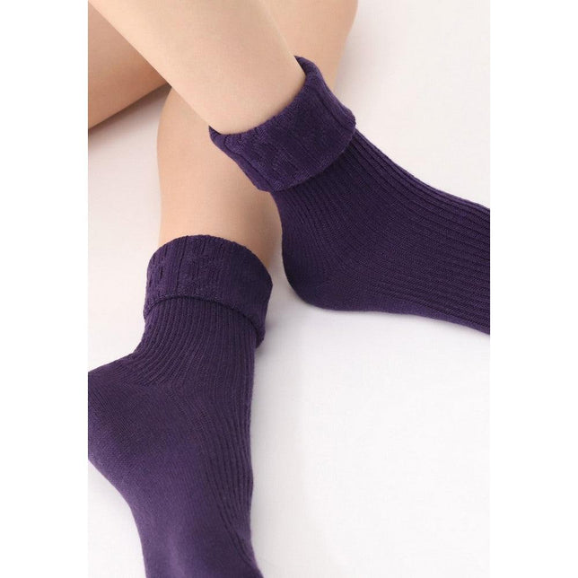 Oroblu Dames Sokken Fine Cashmere Blend Hilda sock rib VOBFCB31S - Jambelles