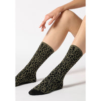 Oroblu Dames Sokken Leopard VOBC68279 - Jambelles