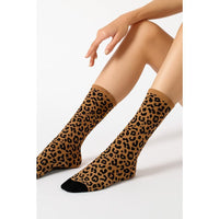 Oroblu Dames Sokken Leopard VOBC68279 - Jambelles