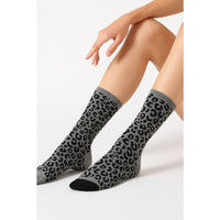 Oroblu Dames Sokken Leopard VOBC68279 - Jambelles