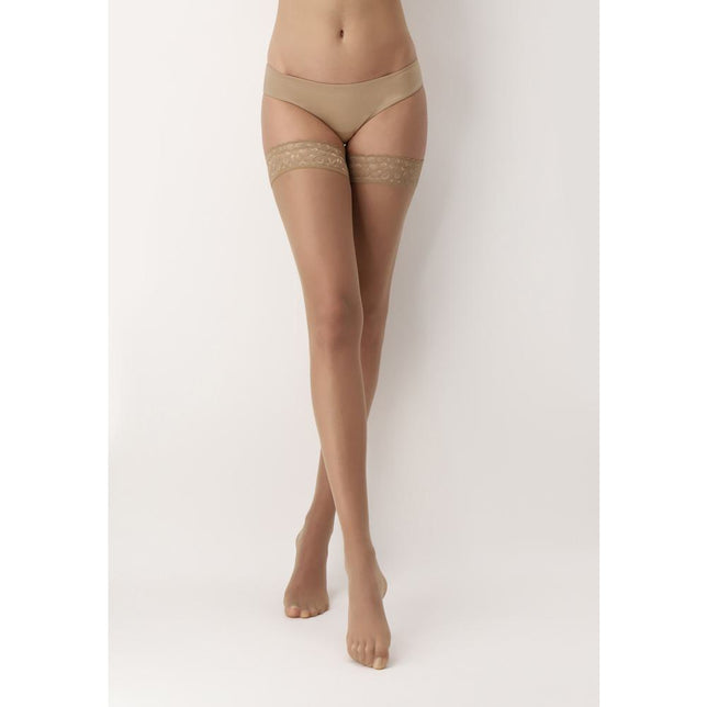Oroblu Dames Stay-up Kousen BAS CHIC UP 15 stocking den lycra stay-up VOBC01000 - Jambelles