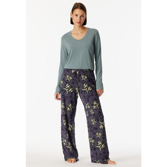 Schiesser Dames Lounge/slaap broek lang 182053 - Jambelles