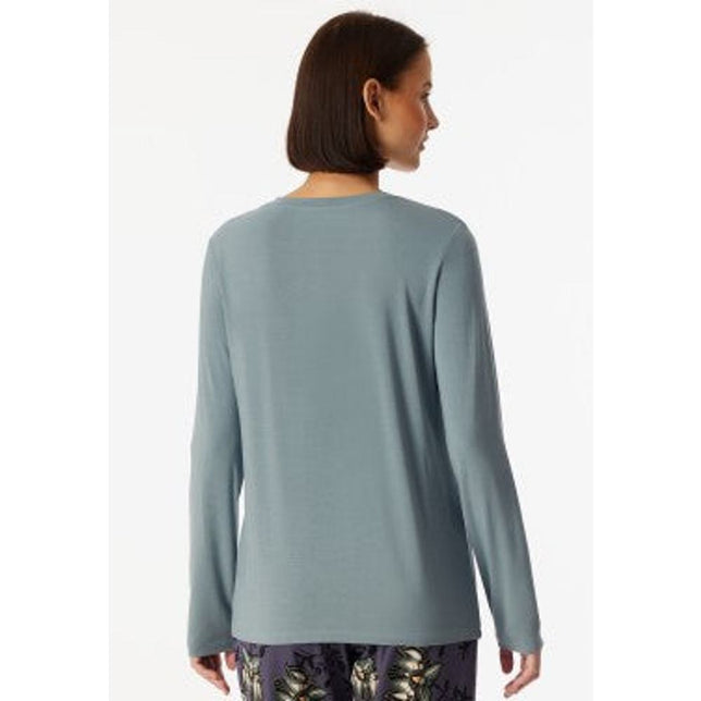 Schiesser Dames Nacht Shirt Lange mouw 182101 - Jambelles