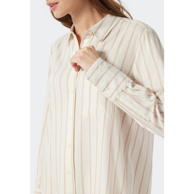 Schiesser Dames Nacht Shirt Nachthemd Lang 178086 - Jambelles