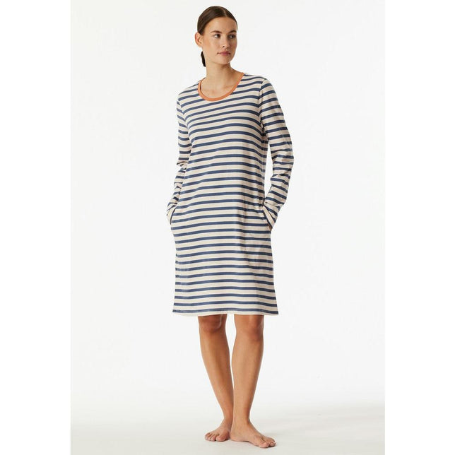 Schiesser Dames Nachthemd 1/1 Arm, 95cm 181964 - Jambelles