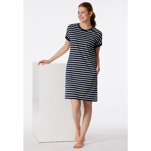 Schiesser Dames Nachthemd 1/2 Arm, 95cm 181251 - Jambelles