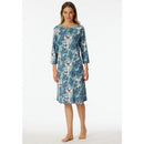 Schiesser Dames Nachthemd 3/4 Arm 100cm 181234 - Jambelles