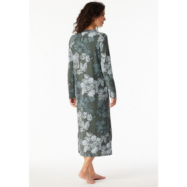 Schiesser Dames Nachthemd lang Arm, 120cm 183071 - Jambelles