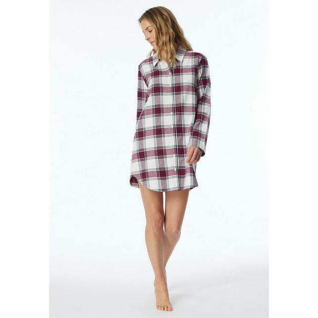 Schiesser Dames Nachthemd lang Arm, 90cm 182121 - Jambelles