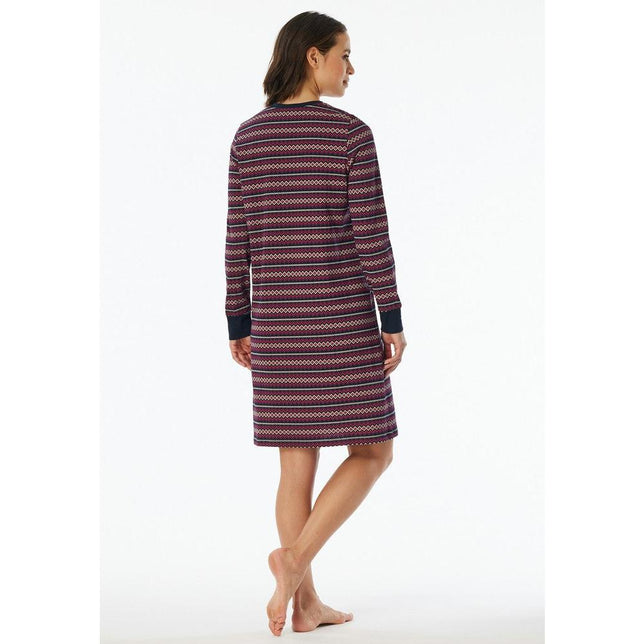 Schiesser Dames Nachthemd Sleepshirt 1/1 Arm, 95cm 182117 - Jambelles