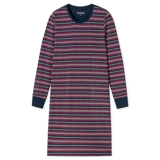 Schiesser Dames Nachthemd Sleepshirt 1/1 Arm, 95cm 182117 - Jambelles