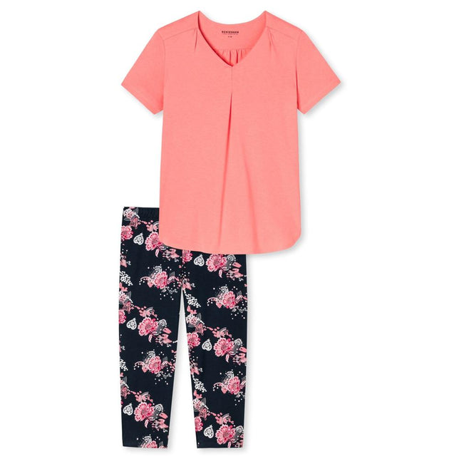 Schiesser Dames Pyjama Set 3/4 174766 - Jambelles