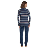 Schiesser Dames Pyjama Set Long 163088 - Jambelles
