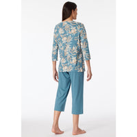 Schiesser Dames Pyjama Set Schlafanzug 3/4 181236 - Jambelles