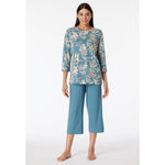 Schiesser Dames Pyjama Set Schlafanzug 3/4 181236 - Jambelles