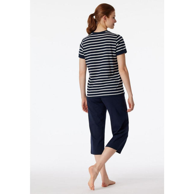Schiesser Dames Pyjama Set Schlafanzug 3/4 kurzarm 181254 - Jambelles