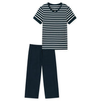 Schiesser Dames Pyjama Set Schlafanzug 3/4 kurzarm 181254 - Jambelles
