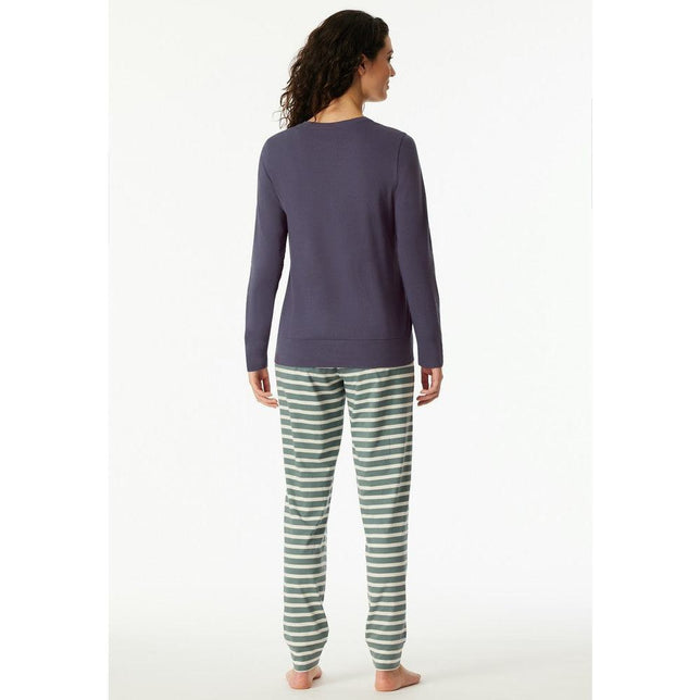 Schiesser Dames Pyjama Set Schlafanzug lang 181746 - Jambelles