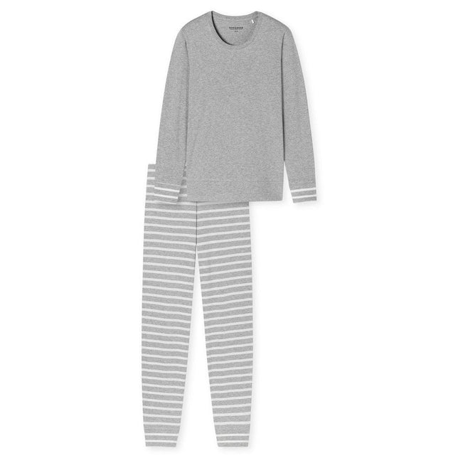 Schiesser Dames Pyjama Set Schlafanzug lang 181746 - Jambelles