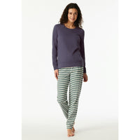 Schiesser Dames Pyjama Set Schlafanzug lang 181746 - Jambelles