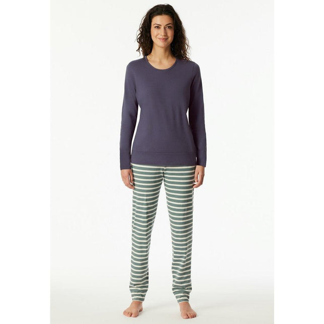 Schiesser Dames Pyjama Set Schlafanzug lang 181746 - Jambelles