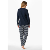 Schiesser Dames Pyjama Set Schlafanzug lang 181746 - Jambelles