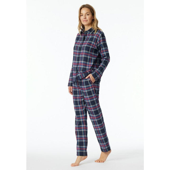 Schiesser Dames Pyjama Set Schlafanzug lang 182122 - Jambelles