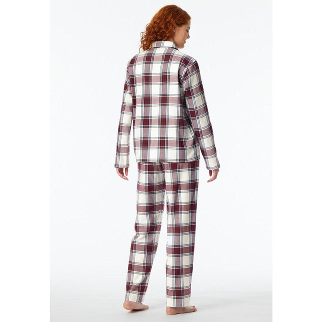 Schiesser Dames Pyjama Set Schlafanzug lang 182122 - Jambelles