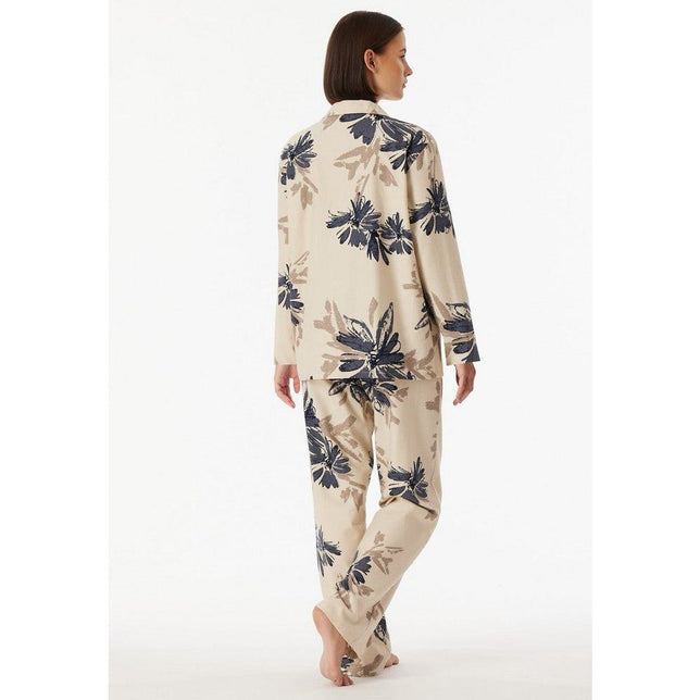 Schiesser Dames Pyjama Set Schlafanzug lang 183064 - Jambelles