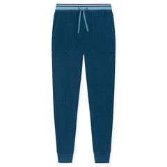 Schiesser Mix and Relax Hose Lang mens pyjama pants, Dark Blue 803