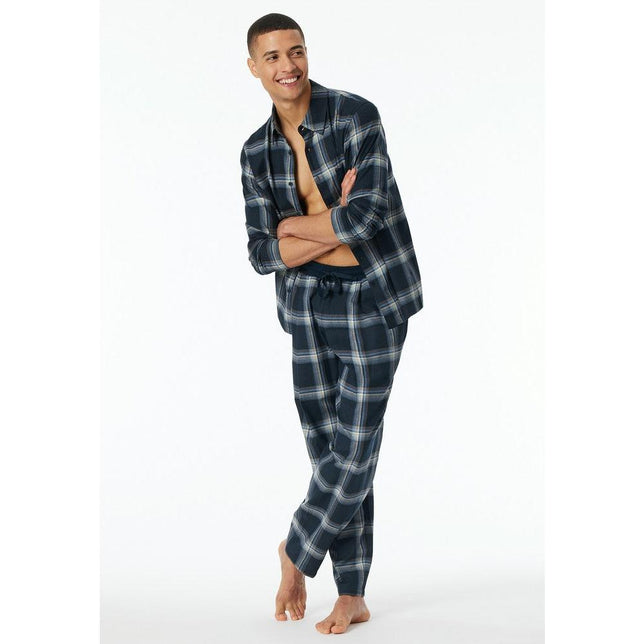 Schiesser Heren Broek Hose lang 182049 - Jambelles