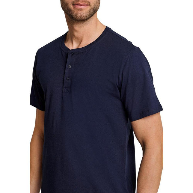 Schiesser Heren Nacht Shirt 1/2 arm 163831 - Jambelles