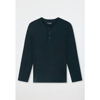 Schiesser Heren Nacht Shirt Langarmshirt Knopfleiste 182517 - Jambelles