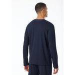 Schiesser Heren Nacht Shirt Langarmshirt V-Ausschnitt 182187 - Jambelles