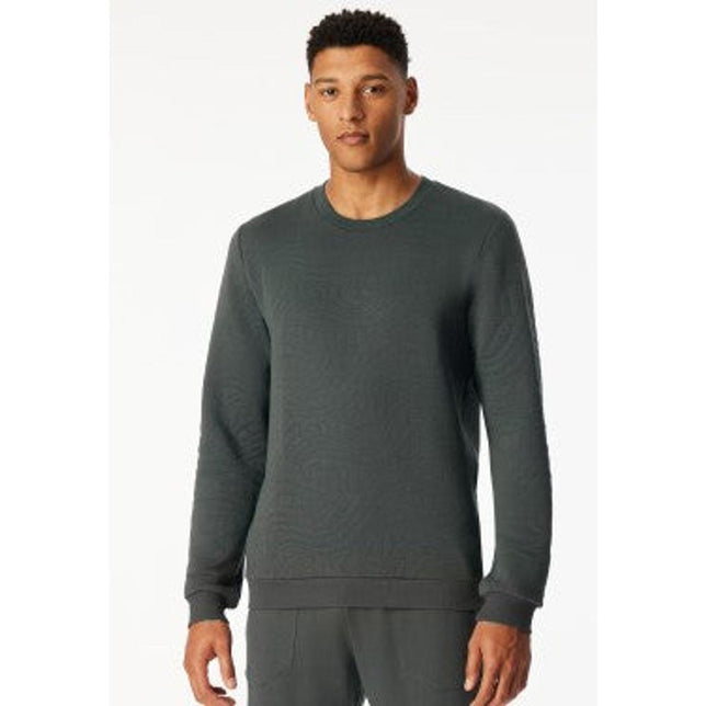 Schiesser Heren Nacht Shirt Sweatshirt 182041 - Jambelles