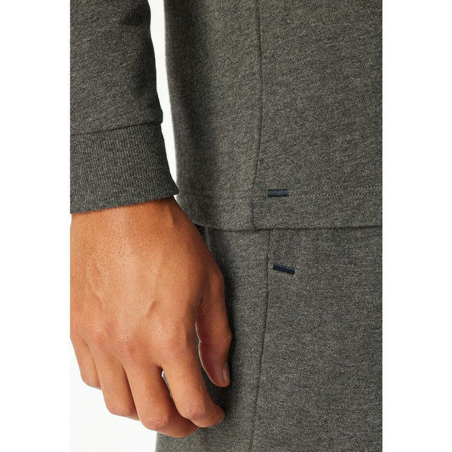 Schiesser Heren Nacht Shirt Sweatshirt 183108 - Jambelles