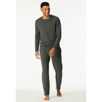 Schiesser Heren Nacht Shirt Sweatshirt 183108 - Jambelles