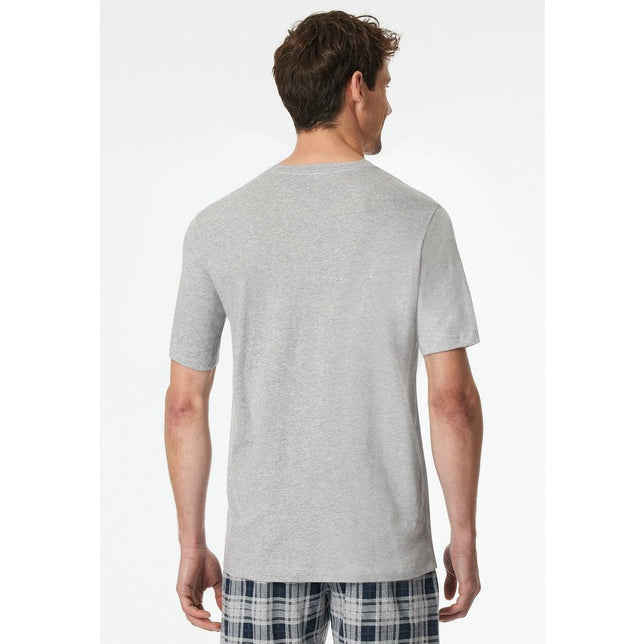 Schiesser Heren Nacht Shirt T-Shirt Ronde Hals 182179 - Jambelles