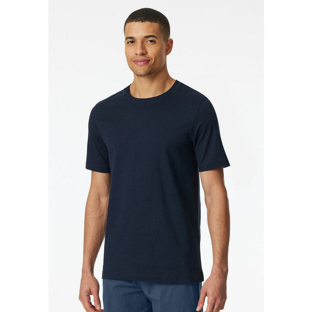 Schiesser Heren Nacht Shirt T-Shirt Ronde Hals 182179 - Jambelles