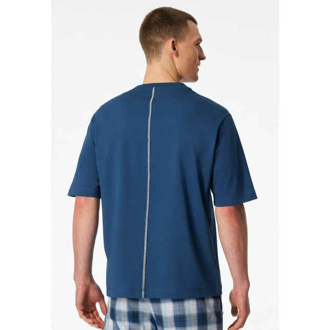 Schiesser Heren Nacht Shirt T-Shirt Rundhals 183536 - Jambelles