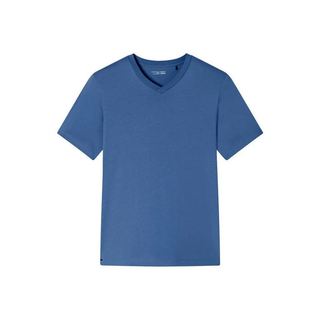 Schiesser Heren Nacht Shirt T-Shirt V-Ausschnitt 183535 - Jambelles