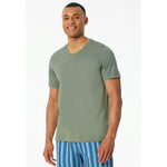 Schiesser Heren Nacht Shirt T-Shirt V-Hals182181 - Jambelles