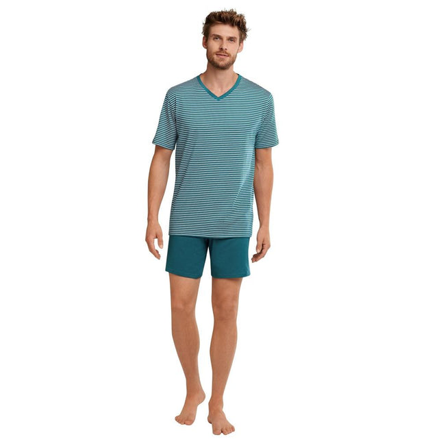 Schiesser Heren Pyjama set kort 173646 - Jambelles