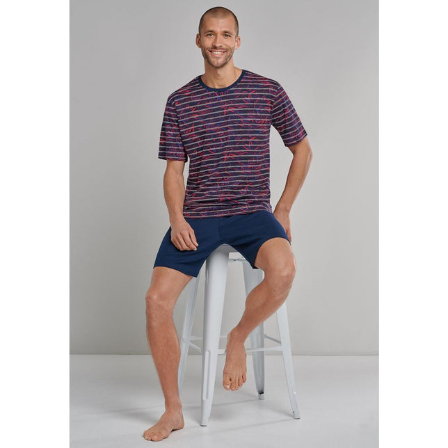 Schiesser Heren Pyjama set kort 173655 - Jambelles