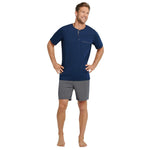 Schiesser Heren Pyjama set kort 173863 - Jambelles