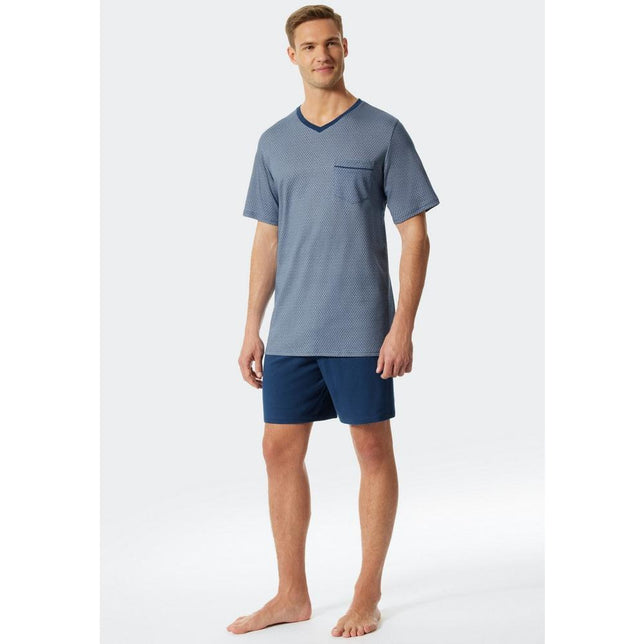Schiesser Heren Pyjama set kort 176687 - Jambelles