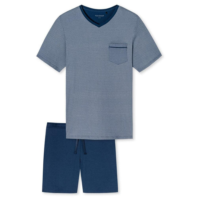 Schiesser Heren Pyjama set kort 176687 - Jambelles